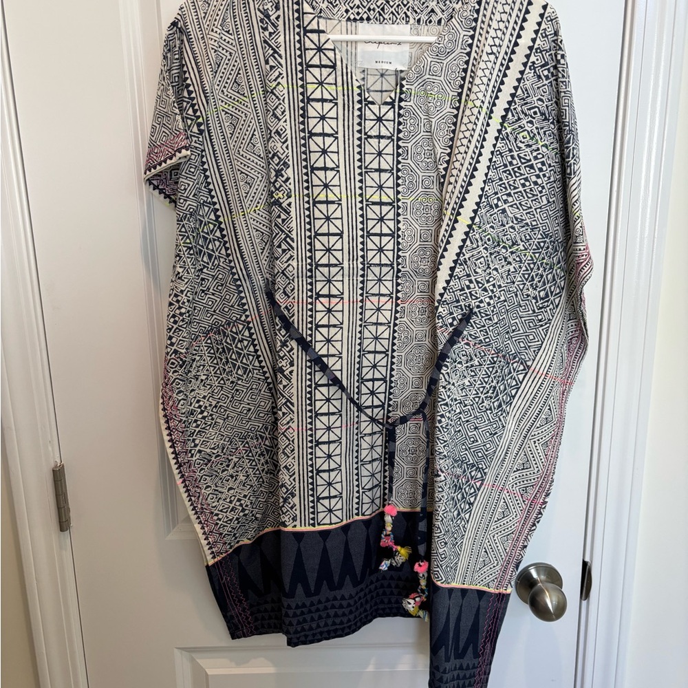 Geometric Patterned Kaftan top